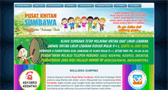 Desktop Screenshot of kliniksumbawa.com