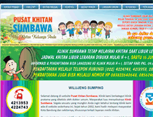 Tablet Screenshot of kliniksumbawa.com